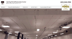 Desktop Screenshot of mccallrestorationcenter.com